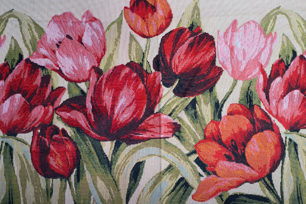 Гобелен Flowers 1 для заказа пуфиков и подушек в RANGA Performance