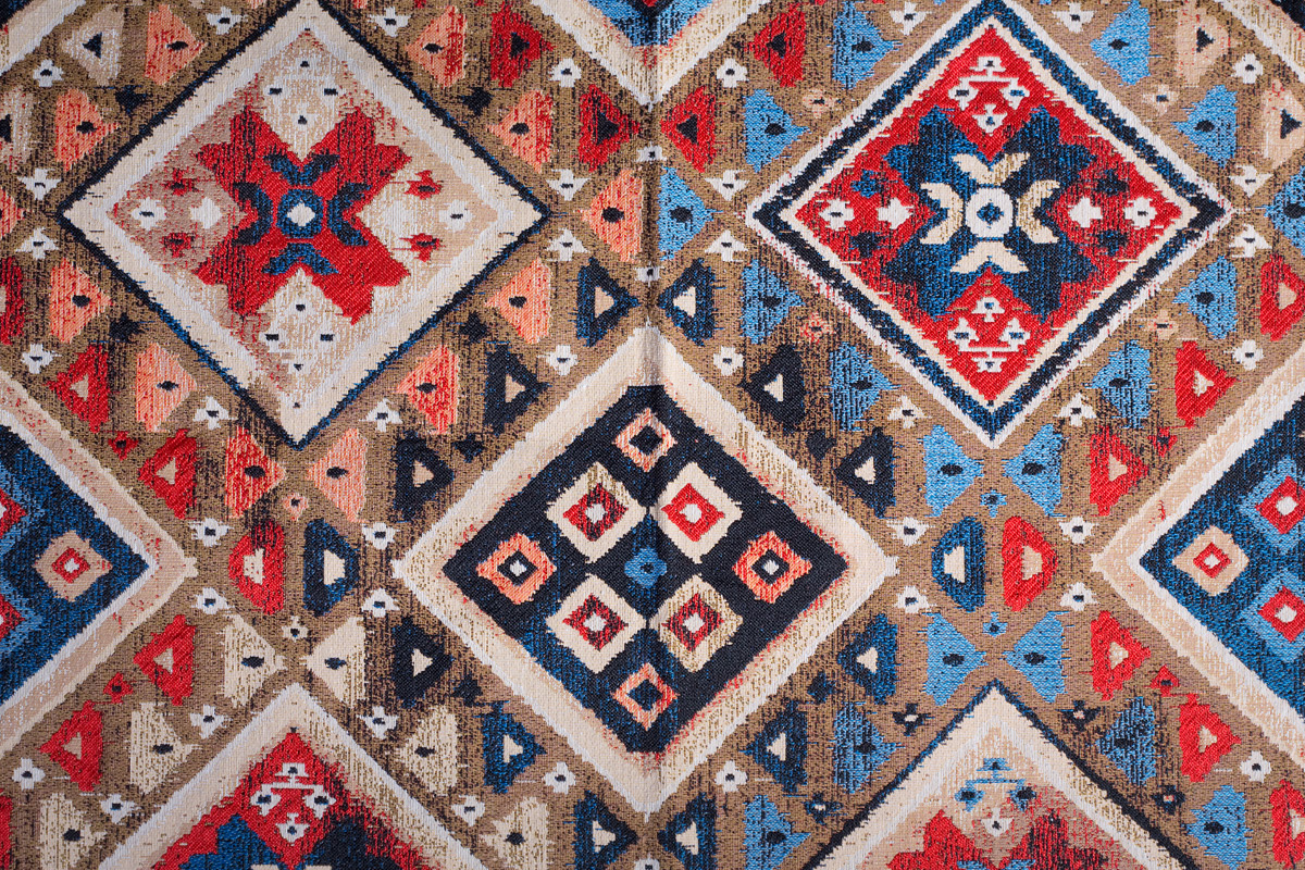 Гобелен Kilim 1 для заказа пуфиков и подушек в RANGA Performance