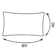 Размер подушки серии Stretch