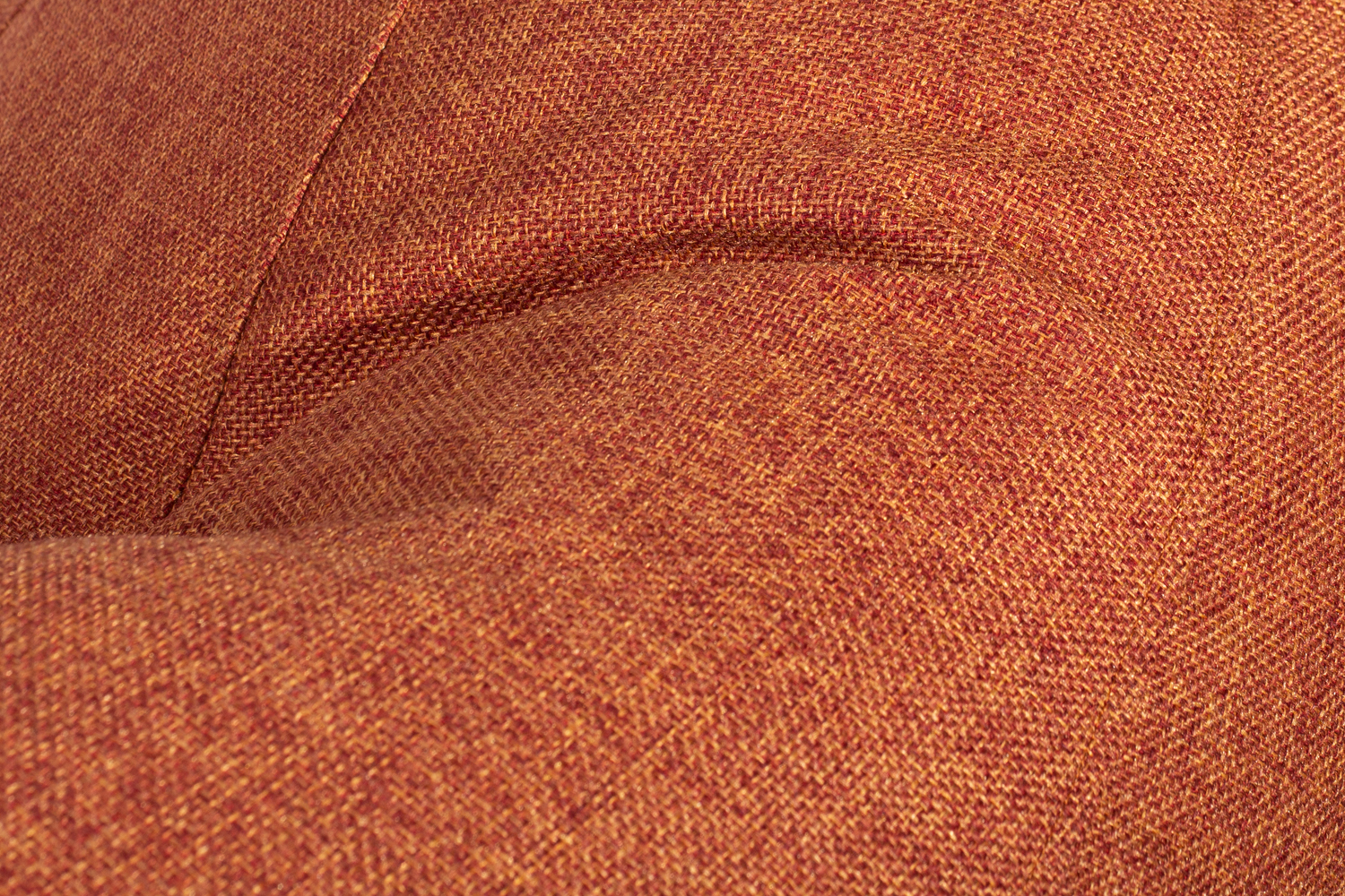 Ткань рогожка кирпичного цвета кресла-мешка Brick Bag L